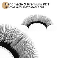 LASHVIEW Silk Mink Fake Eyelash Extensions 0.20 Thickness C Curl Mixed Tray 8-15mm Natural Thick Lashes Individual Semi-Permanent Eyelashes Application for Professional Salon Use