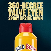 Gold Bond No Mess Spray Powder, Fresh Scent with Aloe, 7 Ounce, Pack of 2