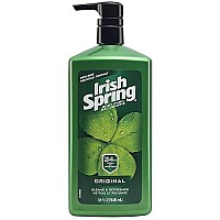 Irish Spring Mens Body Wash Pump, Original - 32 Fluid Ounce