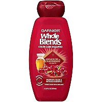 Garnier, Whole Blends Shampoo With Color Care Fl. Oz., Argan Oil & Cranberry Extracts, Argan Oil/Cranberry, 12.5 Fl Oz