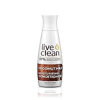 Live Clean Conditioner, Moisturizing Coconut Milk, 12 Oz