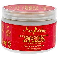 Shea Moisture Fruit Fusion Coconut Water Weightless Hair Masque, 12 Ounce