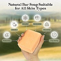 Amish Farms Natural Bar Soap (Huge 5 Bars) Made in USA, Hand-Made, Cold Process, Rustic Vegan Moisturizing Soap For Sensitive Skin - In 2 or 3 Random Colors, Clean Wildflower Scent, 5 Oz Each (5-Pack)