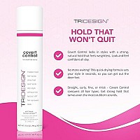 TRI Design Covert Control - Hairspray for Women & Men, Aerosol Strong Hold Hairspray, Fast-Drying Hair Setting Spray, Hair Products for Women & Men, Provides Hidden Control, 10.5-oz