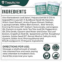 Treeactiv Acne Treatment Face Cream Moisturizer | Tea Tree & Salicylic Acid Lotion For Pimple, Blackhead, Whitehead, Milia Removal | Hydrating Facial Cream For Sensitive & Oily Skin | 90-Day Supply