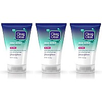 Clean & Clear Deep Action Cream Cleanser, Oil-Free, Travel Size 1 Oz (28G) - Pack Of 3