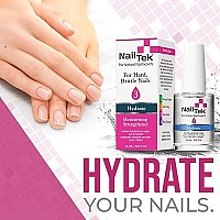 Nail Tek Hydrate 3, Moisturizing Strengthener For Hard And Brittle Nails, Conditions, Fortifies, Hydrates, and Protect Nails, On-The-Go Daily Nail Treatment, 0.5 Oz,1-pack