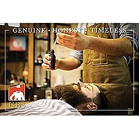 G.B.S Beard Care Razor kit - Beard Oil, Beard Brush, Sandalwood Beard Balm, Barber Scissors, Dressing Comb, MCT Mustache Comb & Razor Shavette+ Blades Beard Grooming Kit Healthy Beard