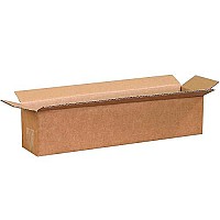 Box Usa 25 Pack Of Long Corrugated Cardboard Boxes, 18 L X 4 W X 4 H, Kraft, Shipping, Packing And Moving