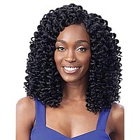 FreeTress Synthetic Hair Crochet Braids 2X Ringlet Wand Curl (1B)