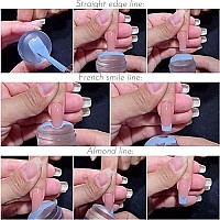 Nail Art Stamper, Clear Silicone Stamping Jelly With Scraper, Transparent Visible Body, No Misplacement For Diy Nail Decor (Clear)