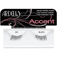 Ardell Lash Accents Pair Style 301, Black (8-Pack)