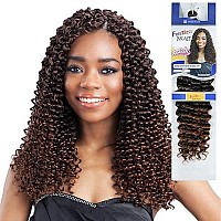 FreeTress Synthetic Hair Crochet Braids Water Wave Bulk 12 (6-Pack, 2)