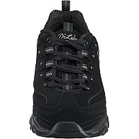 Skechers Womens Dlites-Play Fashion Sneaker, Blackblack, 75 Us