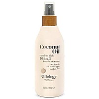 Oliology Coconut Oil 10-In-1 Multipurpose Spray - Leave In Treatment For All Hair Types  Detangles, Controls Frizz, Hydrates & Moisturizes  Made In Usa, Cruelty Free & Paraben Free (8.5 Oz)