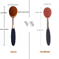 Yoseng Oval Foundation Brush Large Toothbrush makeup brushes Fast Flawless Application Liquid Cream Powder Foundation