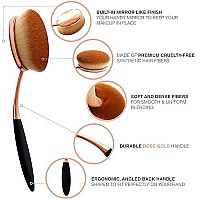 Yoseng Oval Foundation Brush Large Toothbrush makeup brushes Fast Flawless Application Liquid Cream Powder Foundation