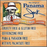 Panama Jack Sunscreen Lip Balm - SPF 45, Broad Spectrum UVA-UVB Sunscreen Protection, Prevents & Soothes Dry, Chapped Lips, Vanilla, 3-pack