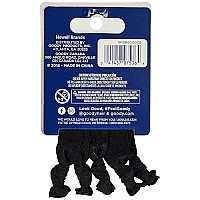 Goody WoMens Ouchless Ribbon Elastics, Solid Black, 5 Count