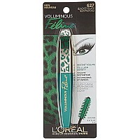 Loreal Paris Cosmetics Voluminous Feline Washable Mascara, Blackest Black, 1 Tube