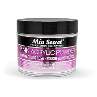 Mia Secret Professional Acrylic Nail System Pink Acrylic Powder 2 OZ