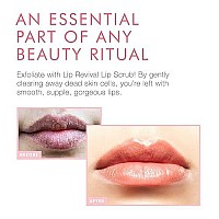 Beauty For Real Lip Revival, Orange Spice - Exfoliating & Hydrating Sugar Lip Scrub - For Dry, Chapped or Lipstick-Stained Lips - With Essential Oils - Organic, Vegan - 0.15 oz