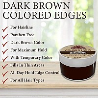 OKAY Colored Edges, Dark Brown, 2 Ounce