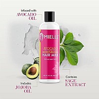 Mielle Organics Avocado Moisturizing Hair Milk for All Hair Types, Moisturizing Lotion for Dry & Thirsty Hair, 8 Ounces