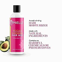 Mielle Organics Avocado Moisturizing Hair Milk for All Hair Types, Moisturizing Lotion for Dry & Thirsty Hair, 8 Ounces