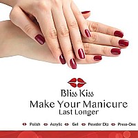 Bliss Kiss | Fragrance Free | Nail Oil Cuticle Dropper w/Vitamin E & Jojoba?Nail Strengthener Nail Growth Treatment for Brittle Peeling Breaking Thin Nails | 0.5oz |