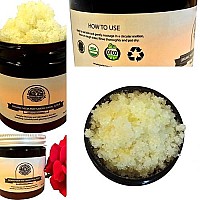 Organic Neem and Tumeric Facial Scrub by Oslove Organics-USDA certified, brightens and evens skin tone.