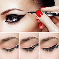 Docolor Waterproof Liquid Eyeliner Pen Super Slim All Day Eye Liner Black