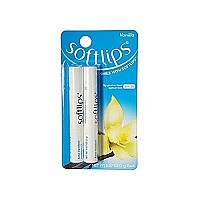 Softlips Lip Protectant/Sunscreen SPF 20, Value Pack, Vanilla 2 Each (Pack of 4)