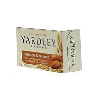 Yardley London Moisturizing Bar Oatmeal & Almond with Natural Oats 4.0 oz (Pack of 5)