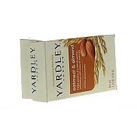 Yardley London Moisturizing Bar Oatmeal & Almond with Natural Oats 4.0 oz (Pack of 5)