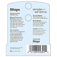 Blistex Simple & Sensitive Lip Moisturizer 0.15 oz (Pack of 10)