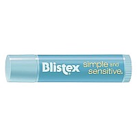 Blistex Simple & Sensitive Lip Moisturizer 0.15 oz (Pack of 10)