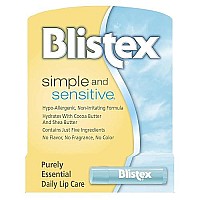 Blistex Simple & Sensitive Lip Moisturizer 0.15 oz (Pack of 10)