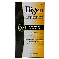 Bigen Permanent Powder Hair Color 57 Dark Brown 1 Ea (Pack Of 4)