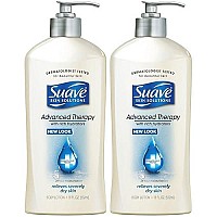 Suave Advanced Therapy Hydrators Skin Lotion Pump,18 Fl Oz (Pack of 2)