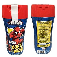 UPD Spider-Man Body Wash Fruit Scented Red-Watermelon 8 oz, Multicolor (CSM10080)