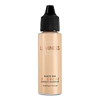 Luminess Air Silk 4-In-1 Airbrush Foundation- Foundation, Shade 040 (.5 Fl Oz) - Sheer to Medium Coverage - Anti-Aging Formula Hydrates and Moisturizes - Professional Makeup Kit for Cordless Air Brush