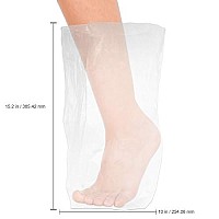 100 Counts - Pana Paraffin Wax Thermal Mitt Bath Liners for Hand or Foot Professional or Personal Use, 15 x 10 Inches