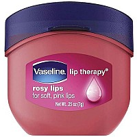 Vaseline, Rosy Lips, Lip Therapy.25 OZ, (Pack of 3), Violet, 75.0Ounce