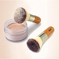 Matto Makeup Brush Set 2 Pieces Face Blush Kabuki Powder Foundation Makeup Brushes for Mineral BB Cream