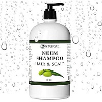 Zatural - Naked Neem - Neem Shampoo, Natural Soothing Scalp Shampoo (16oz Shampoo)