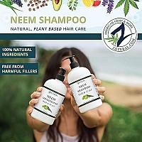 Zatural - Naked Neem - Neem Shampoo, Natural Soothing Scalp Shampoo (16oz Shampoo)