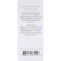 ZOYA Naked Manicure Glossy Seal Top Coat, 0.5 fl. oz.