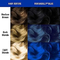 MANIC PANIC Rockabilly Blue Hair Dye 3 Pack