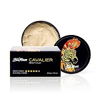 BluMaan Cavalier Mens Hair Clay - Extreme Texture for All-Day Hold - Includes 5 Organic Oils - Perfect for Thick, Coarse, Wavy, and Medium Hair - Men's Hair Styling Clay for All Hairstyles - 2.5 oz (74 ml)